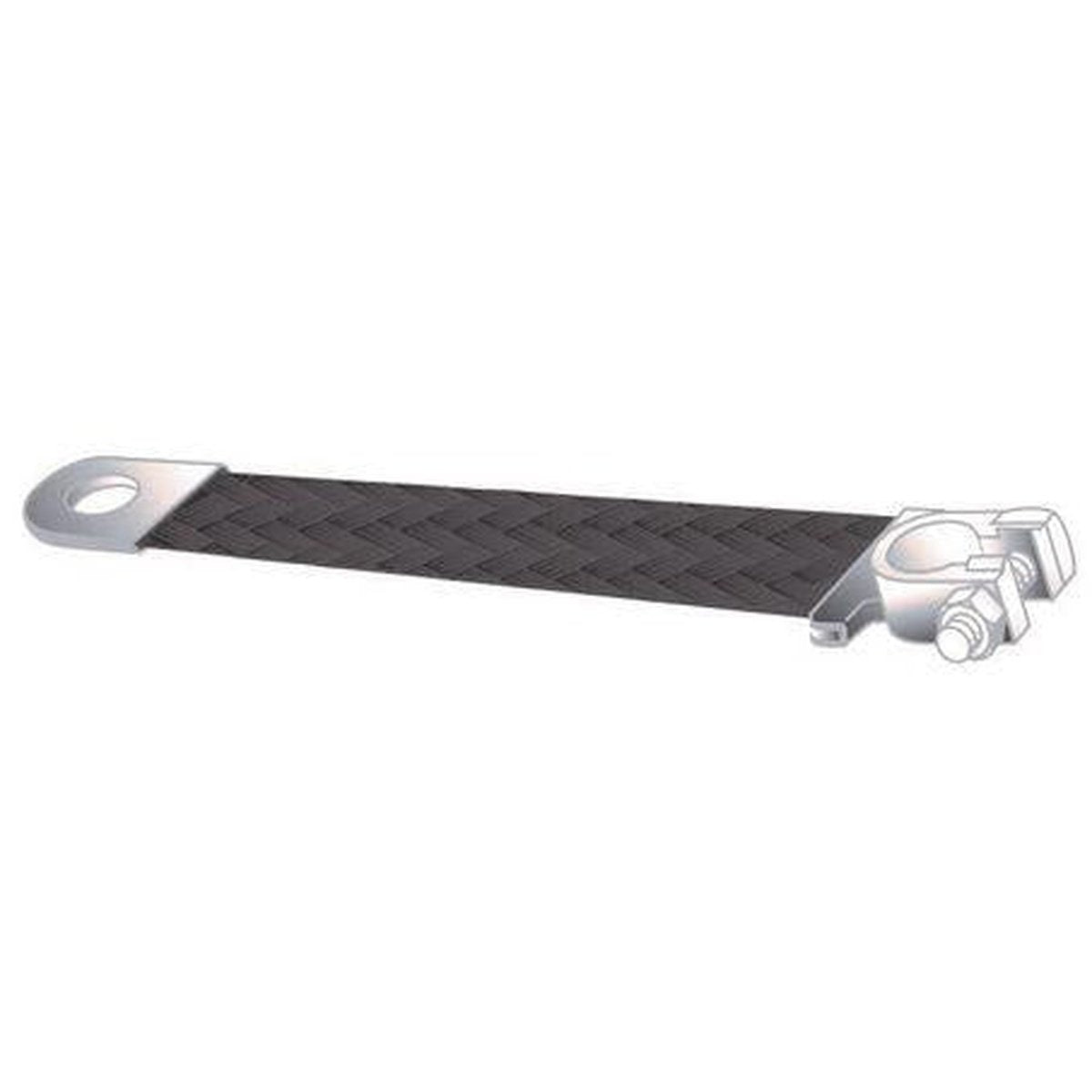 OEX Braided Battery Strap 200mm Stud Hole 10mm ACX1085