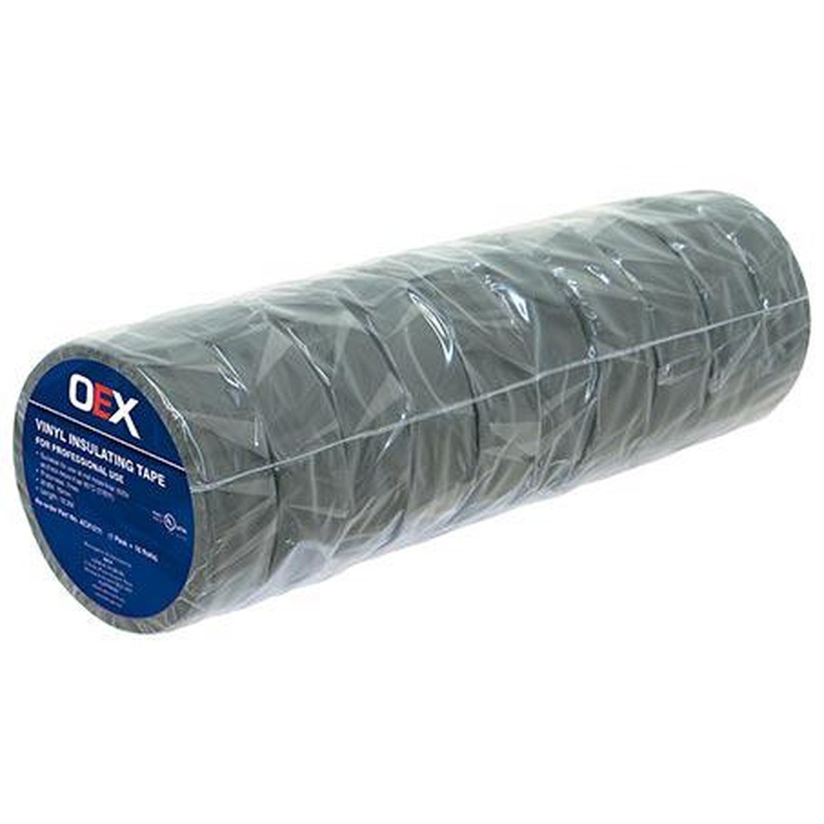OEX PVC Insulation Tape 19mm x 18.3m 10 Pack ACX1211