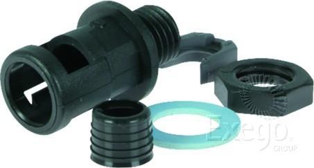 OEX Convoluted Tubing Fitting Straight Suits 16mm ACX1222