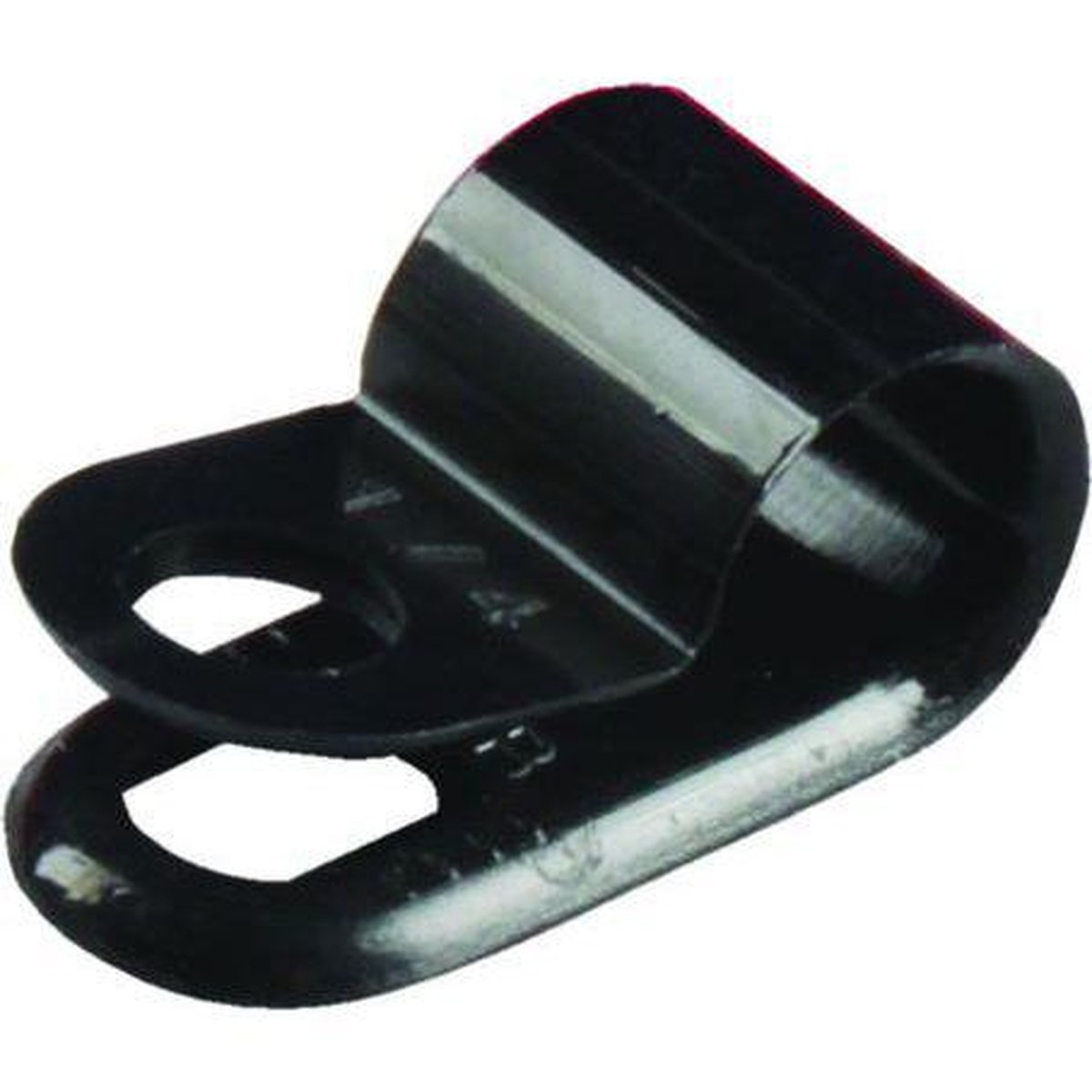 OEX P-Clip 4.6mm Nylon Black 100 Pack ACX1300BK