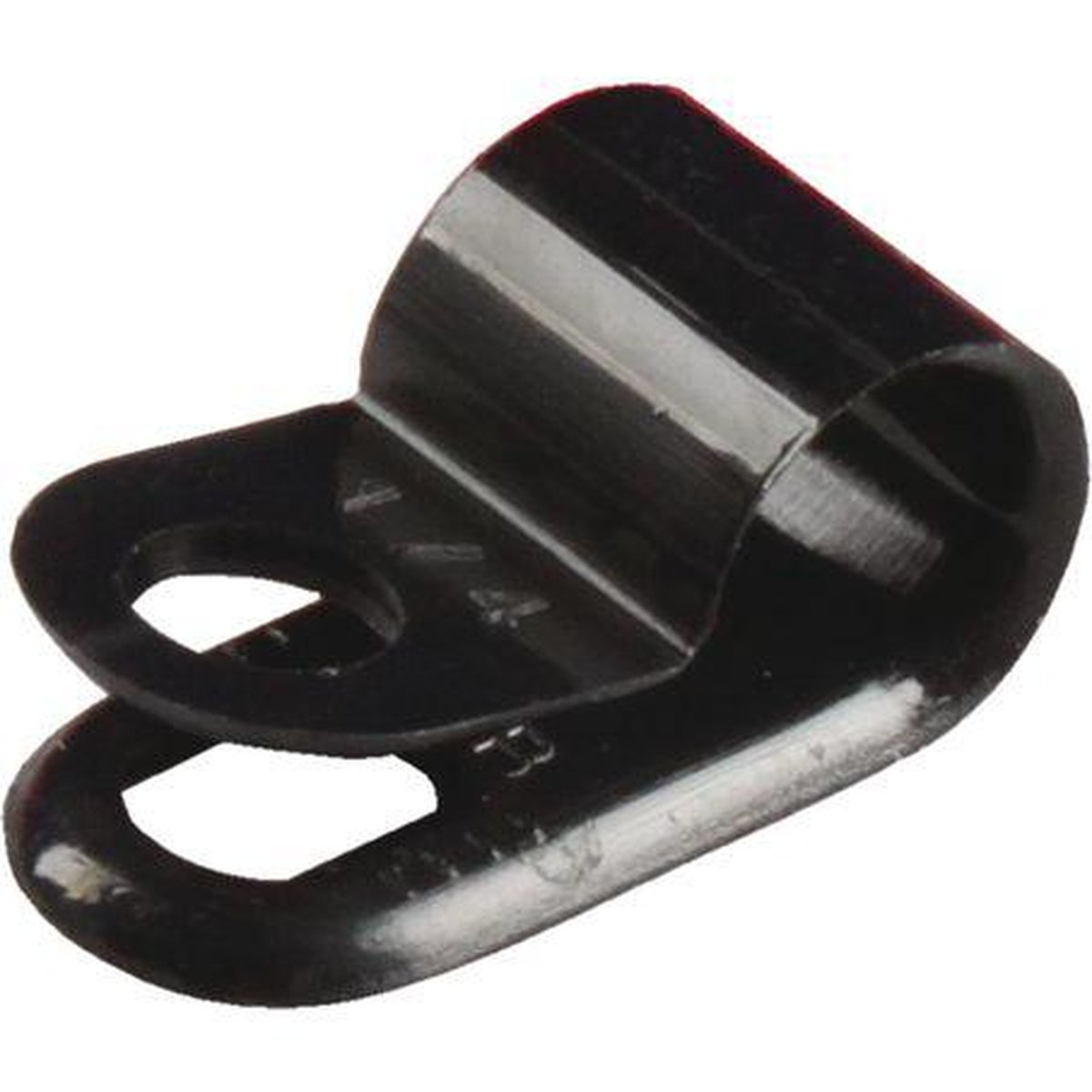 OEX P-Clip 7.4mm Nylon Black 100 Pack ACX1301BK