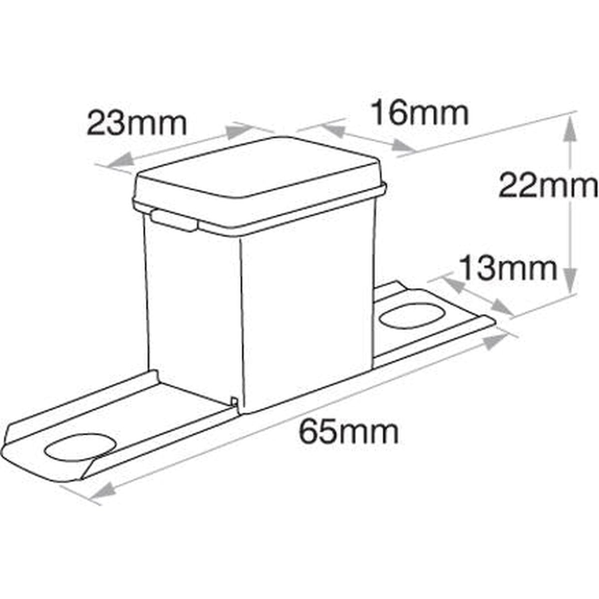 OEX Fusible Link L-Type 50A Red ACX1773BL