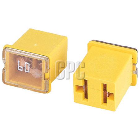 OEX Fusible Link J-Case 60A Yellow (Pack of 5) ACX1819