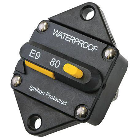 OEX Flush Mount Circuit Breaker Manual Reset 80A ACX2065