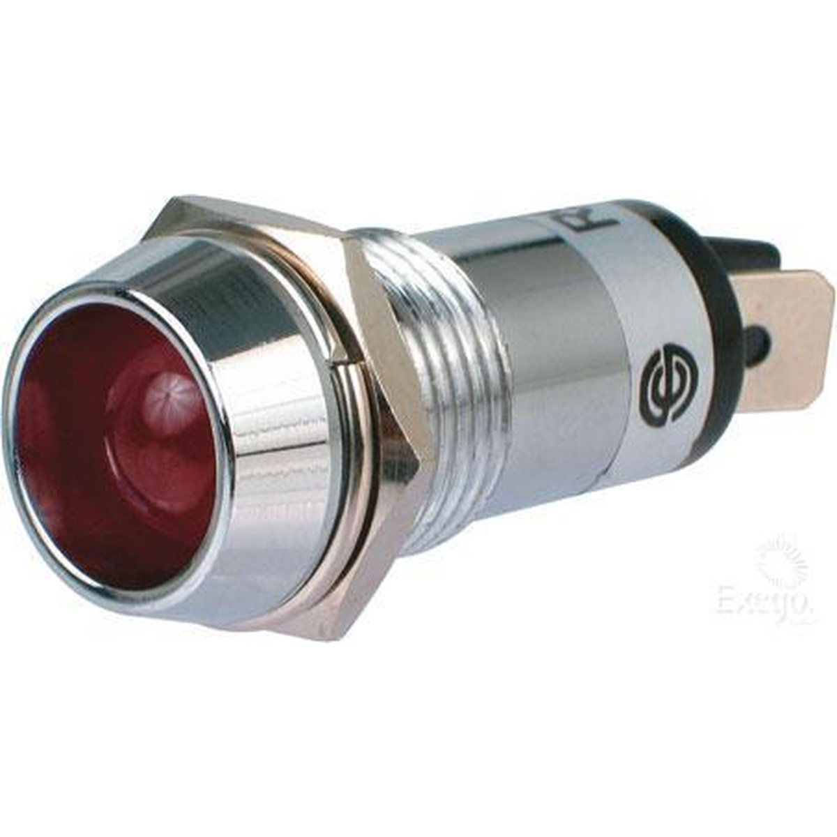 OEX Pilot Light LED Red 12V Blade Terminals ACX2428BL
