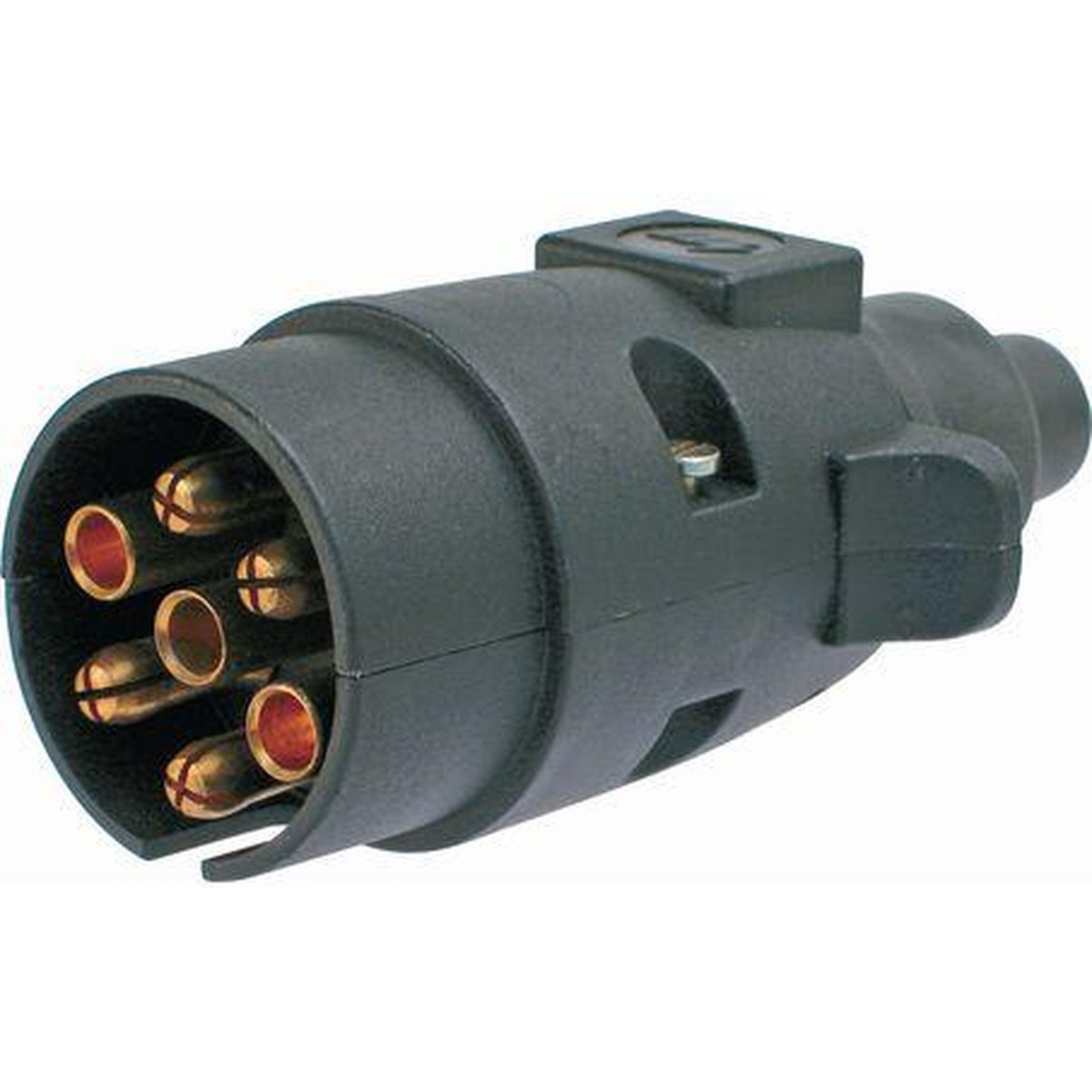 OEX Trailer Plug 7 Pin Large Round Plastic ACX2800