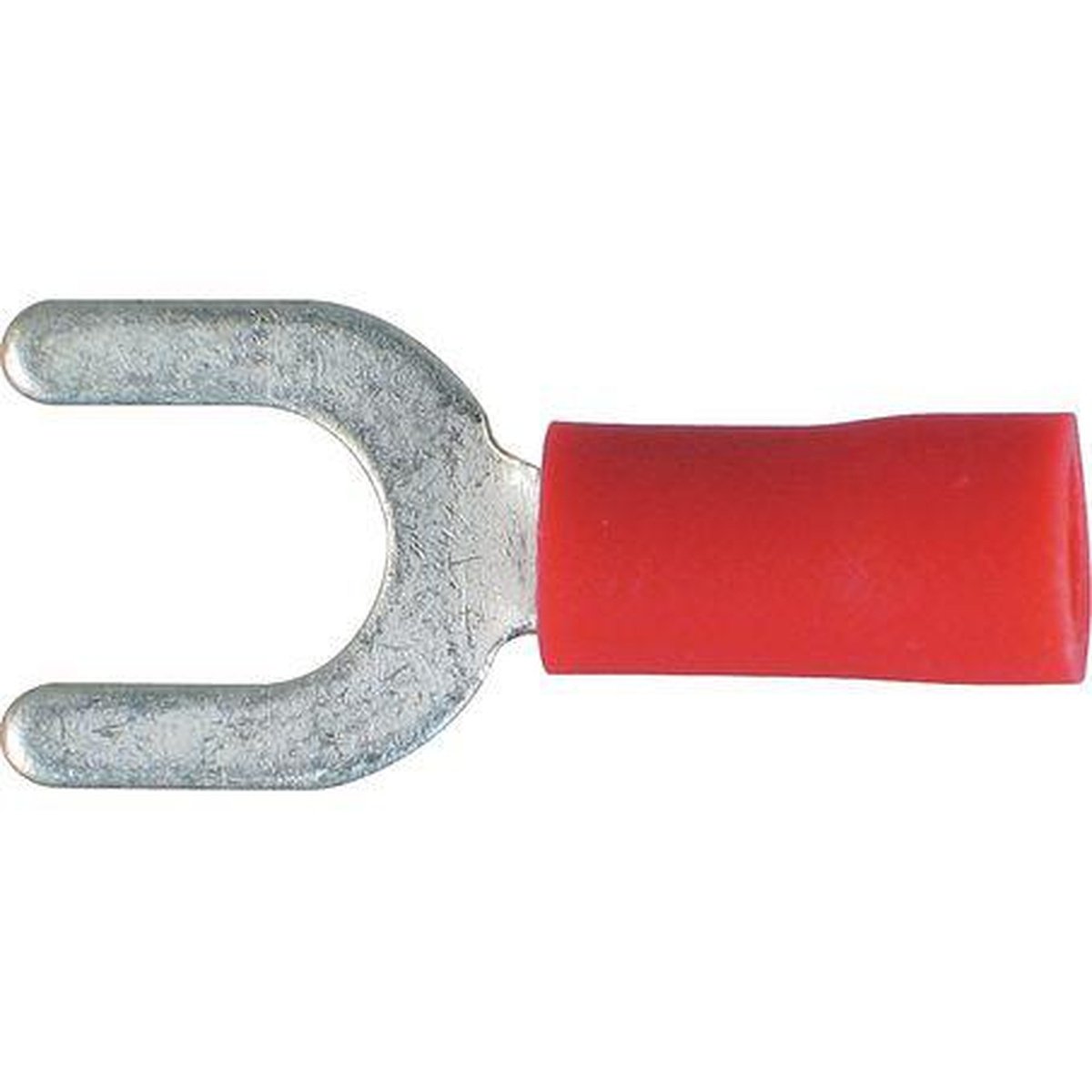 OEX Crimp Terminal Fork Red 5mm Vinyl (100 Pack) ACX3044