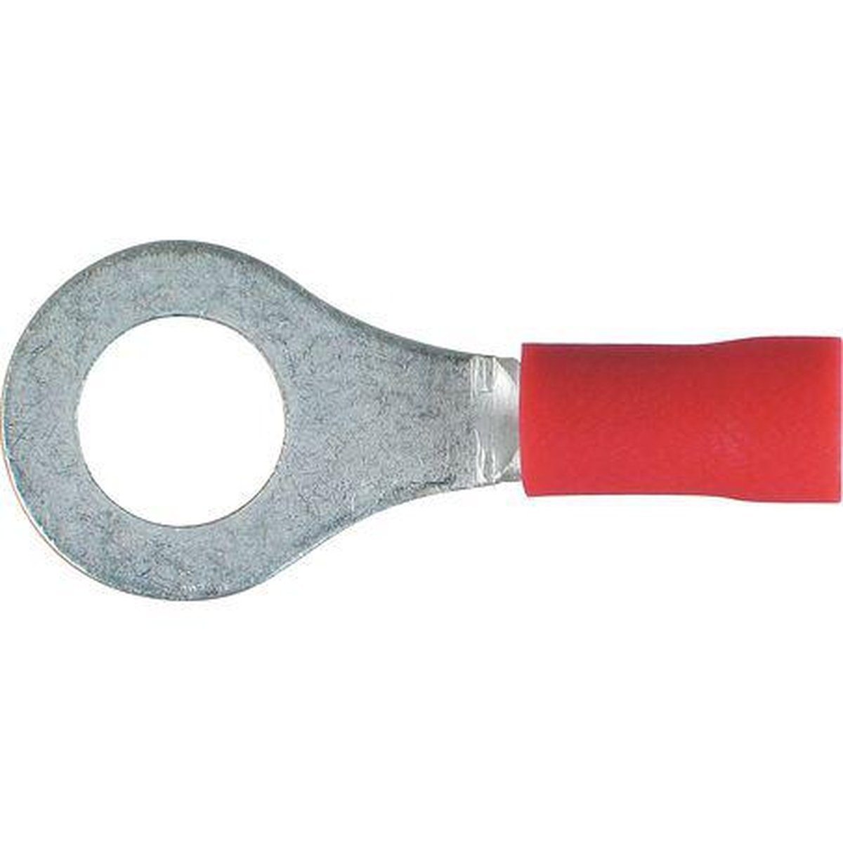 OEX Crimp Terminal Ring Red 6.3mm Vinyl (100 Pack) ACX3051