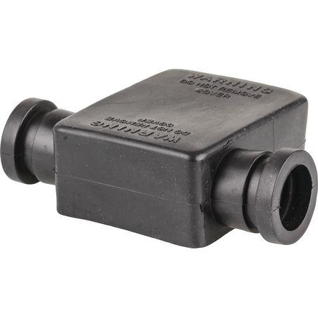 OEX Stud Terminal Insulator 17.5mm2 Dual Entry Black (10 Pack) ACX3141