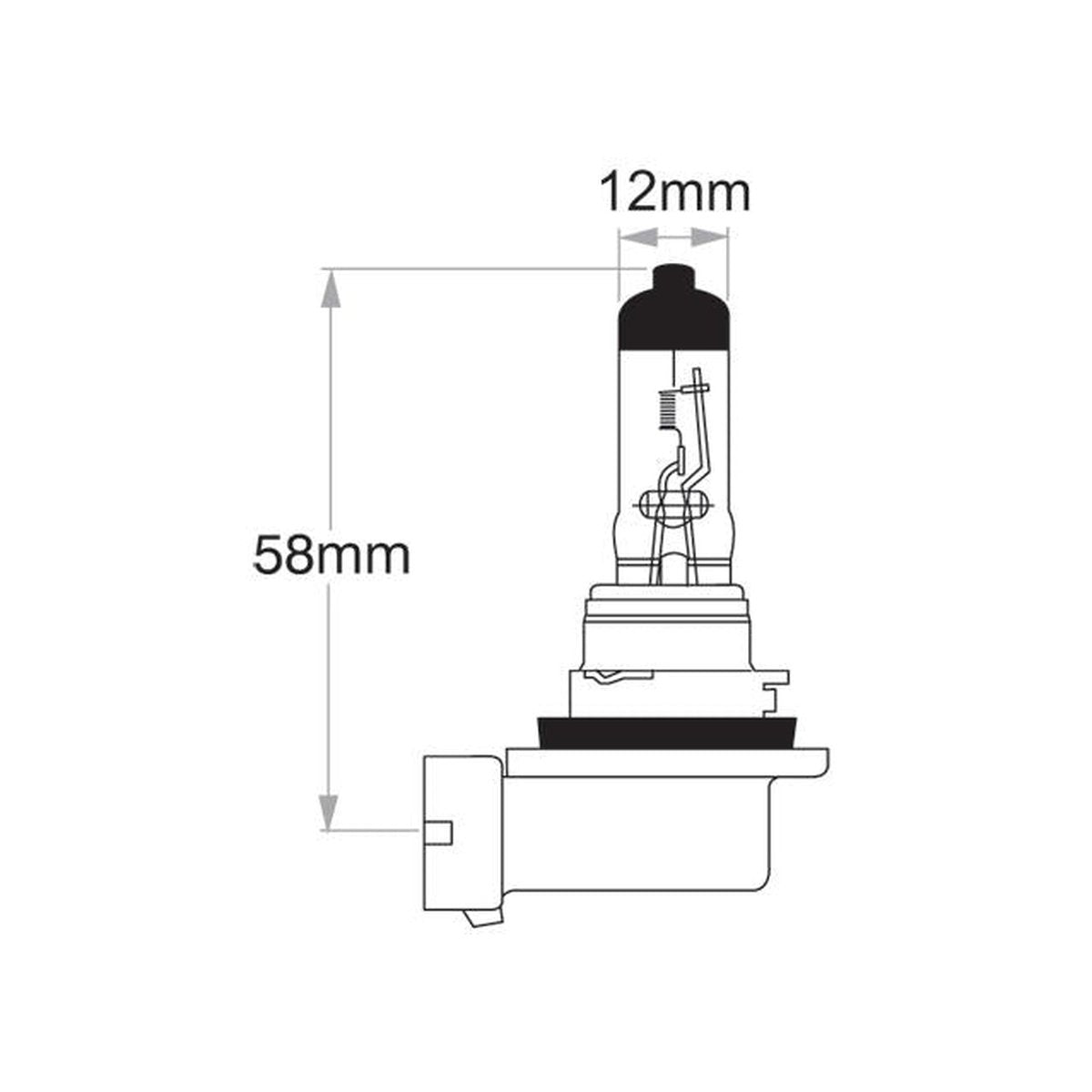 OEX H11 Globe 12V 55W PGJ19-2 GLX10115