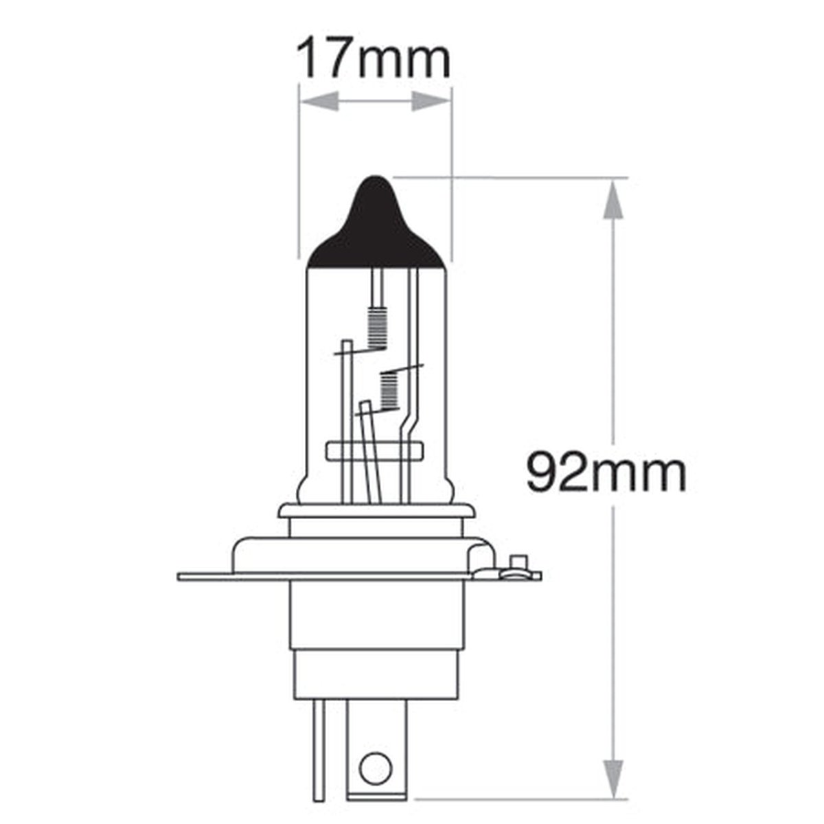OEX H4 Globe 24V 75/70W Heavy Duty +50 GLX16686