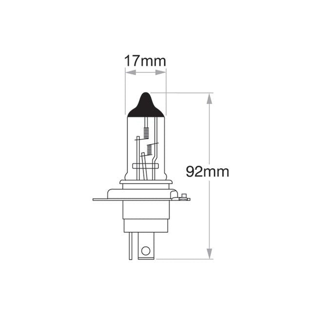 OEX H4 Globe 12V 100/80W P43T GLX16710