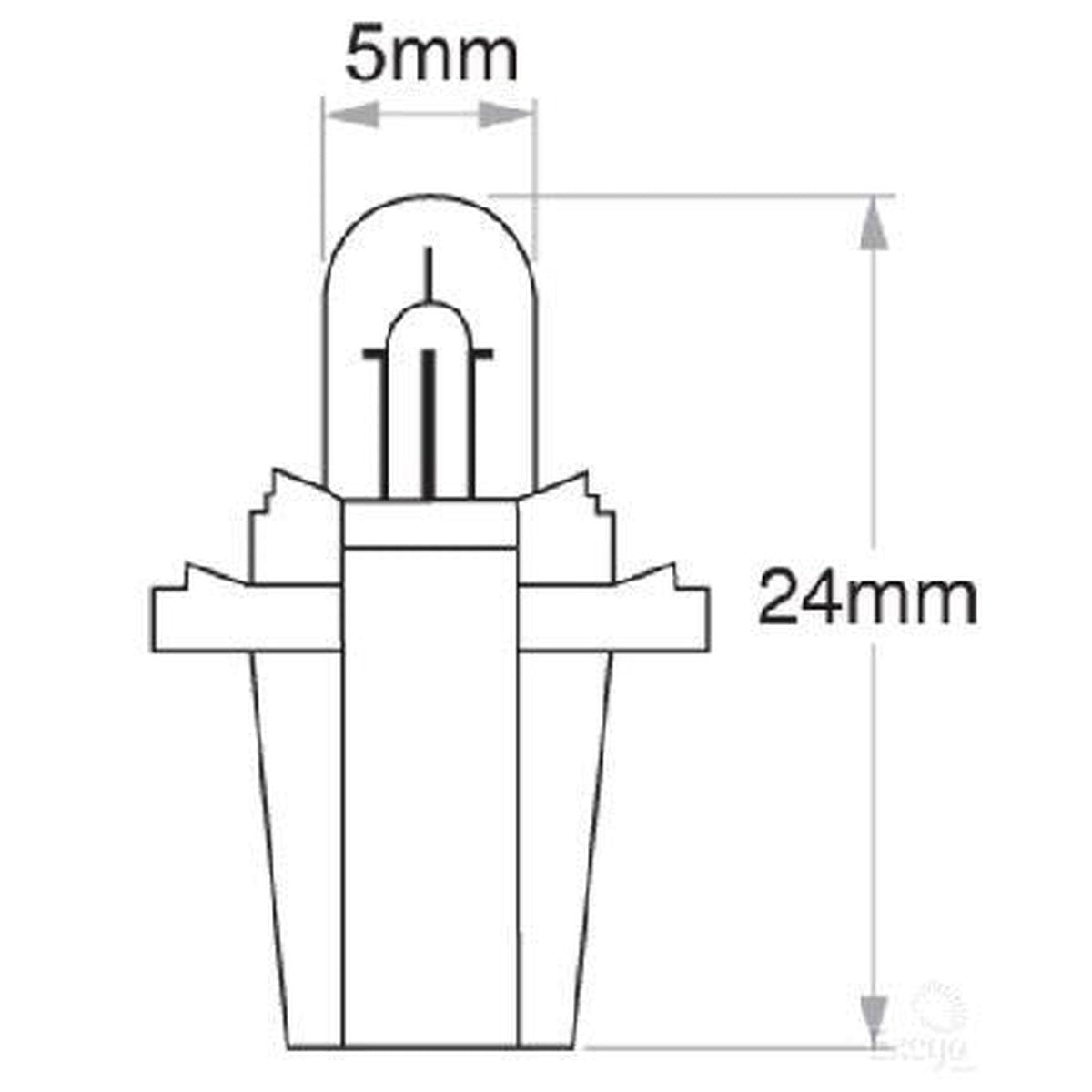 OEX Dash Panel Globe 12V 1.2W Standard (Pack of 10) GLX57190