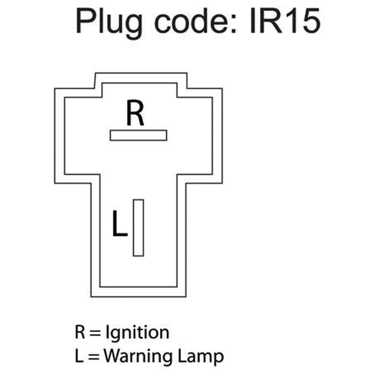 OEX Alternator 12V 50A (Mitsubishi Style) MXA205