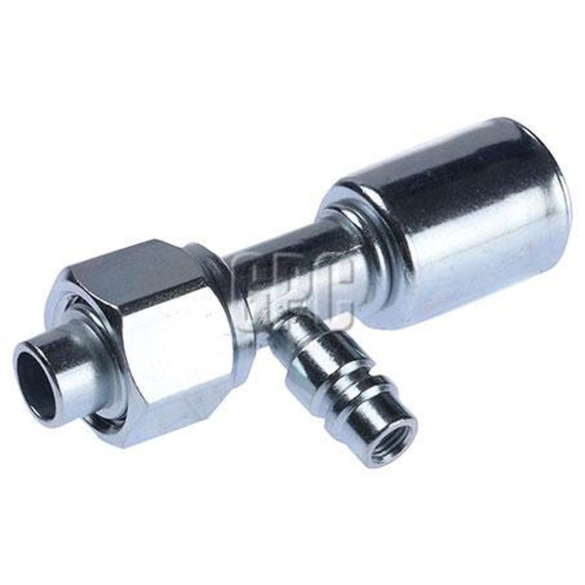 OEX Steel Fitting #10 fits Beadlock #10 Straight w/ R134a Port SFX1303-3