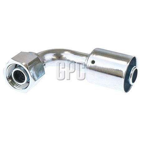 OEX Steel Fitting #10 fits Beadlock Step Up #12 90 Degree SFX1327