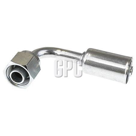 OEX Steel Fitting #8 fits Beadlock Step Down #6 90 Degree SFX1328