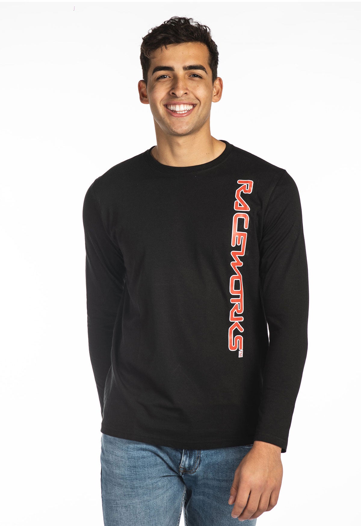 Raceworks 3XL Black T-Shirt Long Sleeve