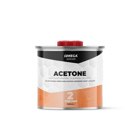Omega Acetone Solvent 500ml AA-AC500ML