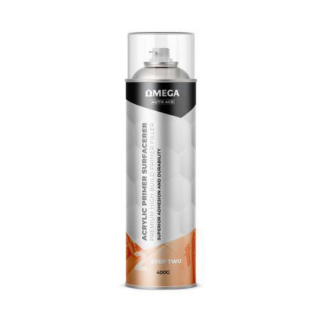 Omega Premium Acrylic Lacquer Primer Surfacer Grey 400g AA-APSG400G