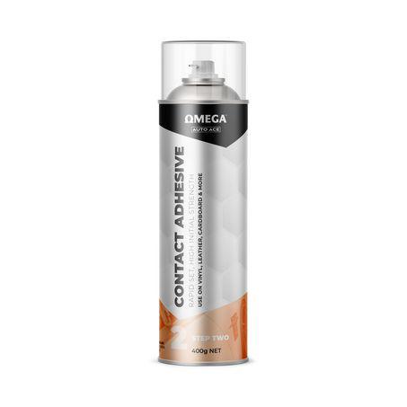 Omega Contact Adhesive Aerosol Spray 400g AA-CA400G