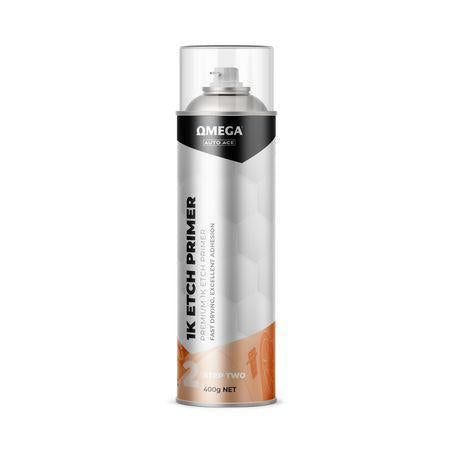 Omega 1K Etch Primer Aerosol Spray 400g AA-ETP400G