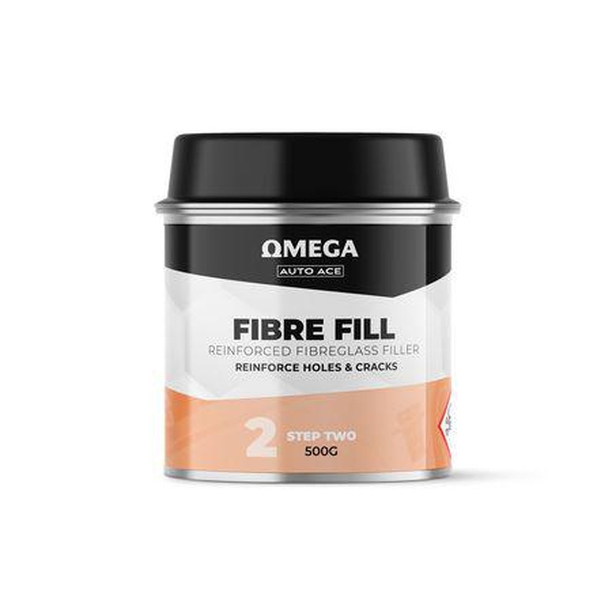 Omega Reinforced Fibreglass Filler 500g AA-FF500G