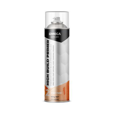 Omega High Build Primer Filler Aerosol Spray 400g AA-HP400G