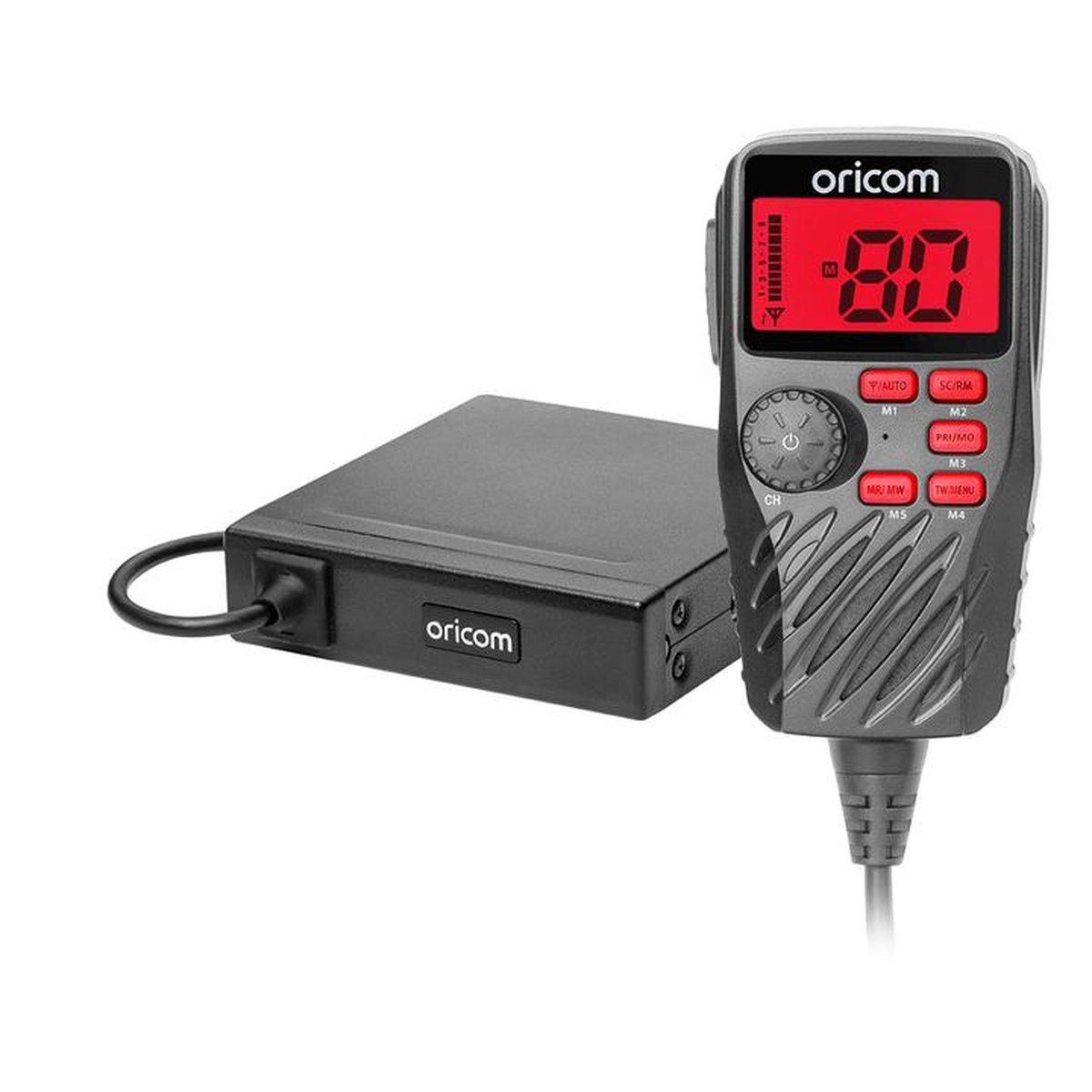 Oricom 5W UHF CB Radio 80 Channel 3 Colour w/ DAS UHF182X