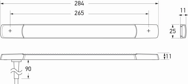 Hella Front Indicator & Position Light. 24V 2110-24V