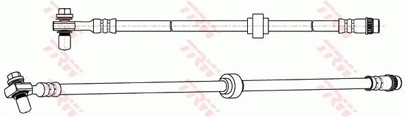 TRW Brake Hose PHD1074