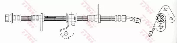 TRW Brake Hose PHD550