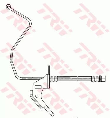 TRW Brake Hose PHD563