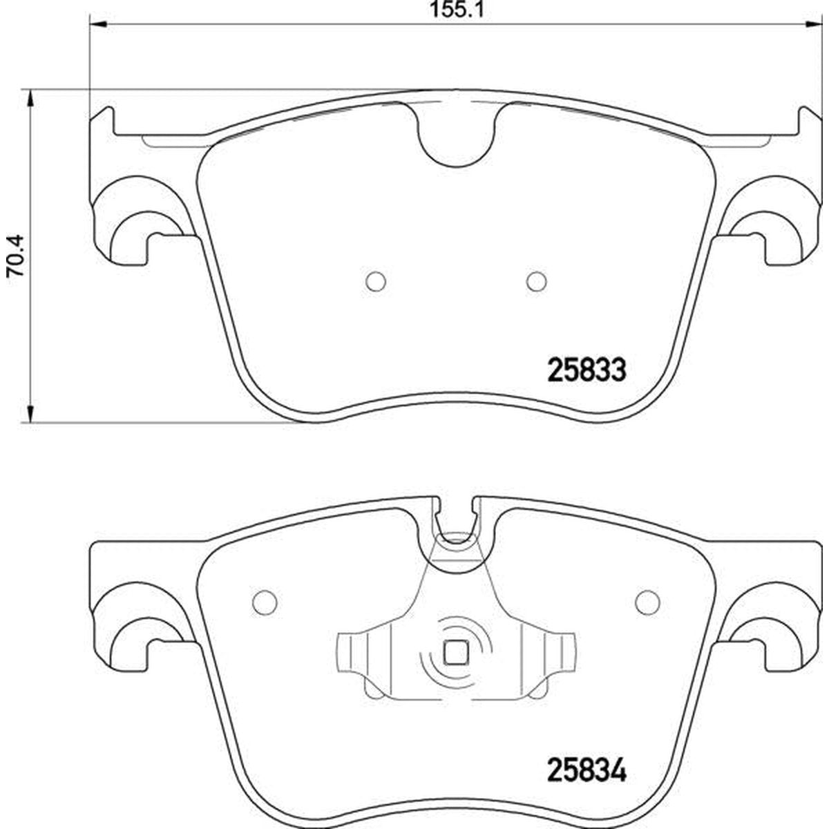 HELLA Pagid Brake Pad Set T2292