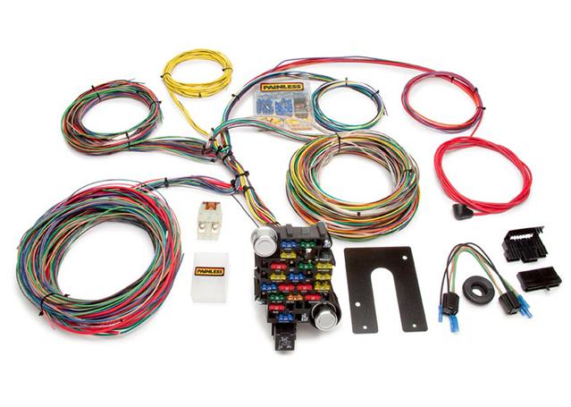 Painless 28 Circuit Universal Street Rod Harness Non GM Column PW10202