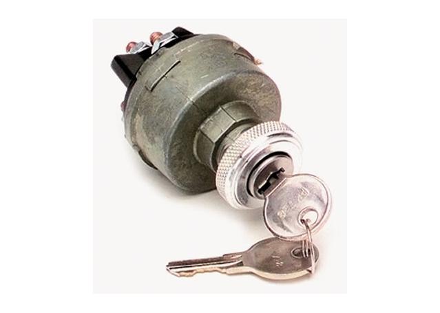 Painless Universal Dash Mounted Ignition Switch with Keys PW80153