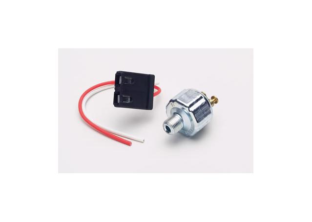 Painless Universal Low Pressure Brake Light Switch w/ Plug in Pigtail. 1/8" NPT Thread PW80174