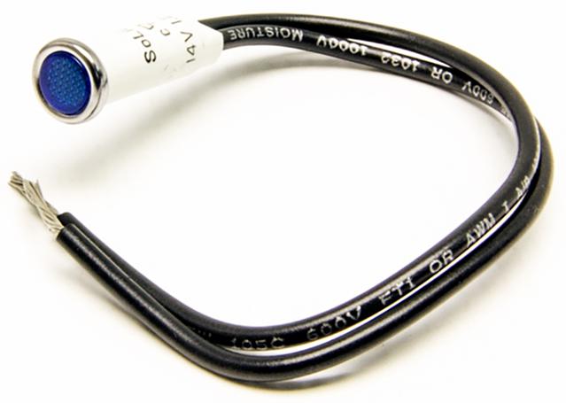 Painless 5/16" Dash Indicator Light 12 V Blue PW80206