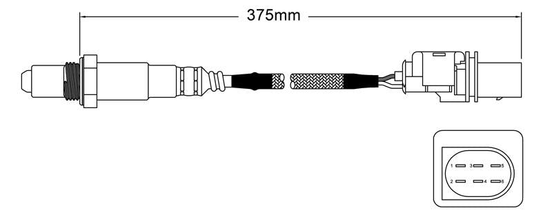 PAT Oxygen Lambda Sensor EGO-259
