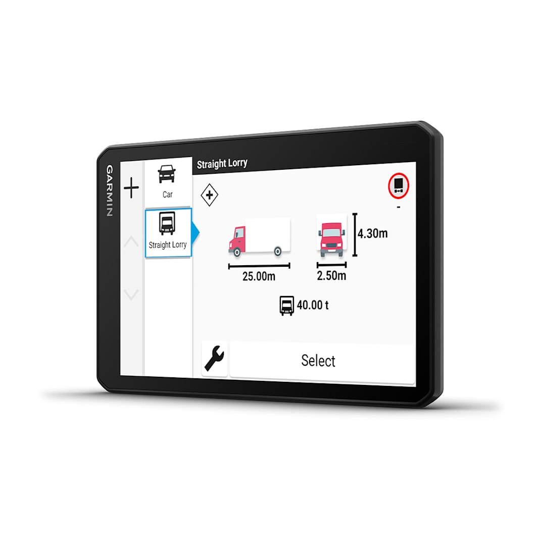 Garmin dzl LGV720 7in GPS Truck Sat Nav