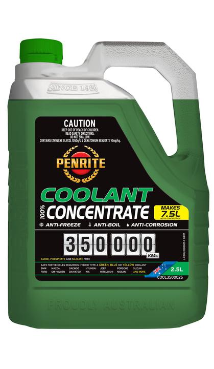 Penrite 350,000km Green Anti-Freeze Coolant Concentrate 2.5L COOL3500025