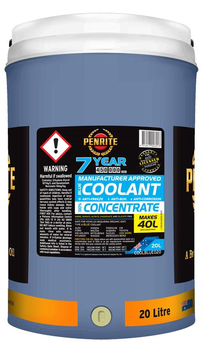 Penrite 7 Year 450,000km Blue Coolant Concentrate 20L COOLBLUE020
