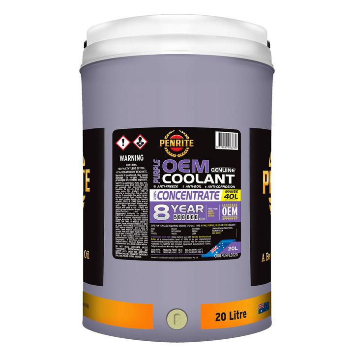 Penrite Purple OEM Genuine Coolant Concentrate 20L COOLPURPLE020