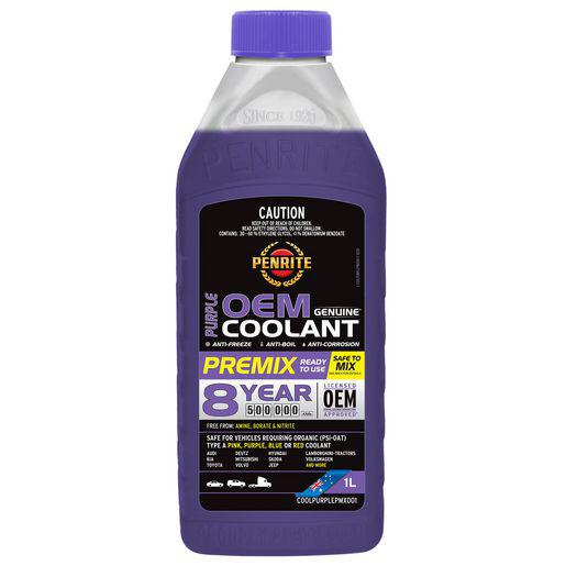 Penrite Purple OEM Genuine Coolant Premix 1L COOLPURPLEPMX001