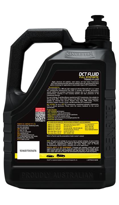 Penrite DCT Fluid Dual Clutch Transmission Fluid 4L DCTF004