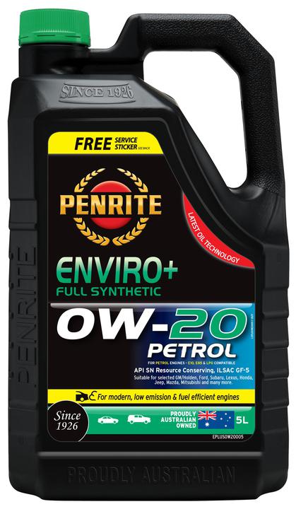 Penrite Enviro+ 0W-20 Engine Oil 5L