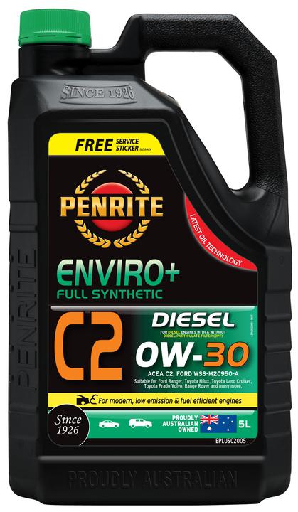 Penrite Enviro+ C2 0W-30 Engine Oil 5L