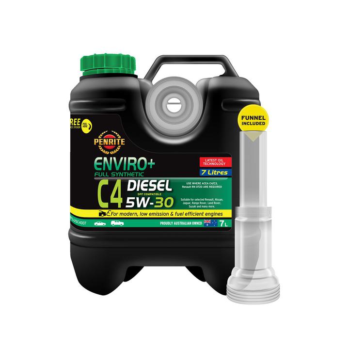 Penrite Enviro+ C4 5W-30 Synthetic Engine Oil 7L EPLUSC4007