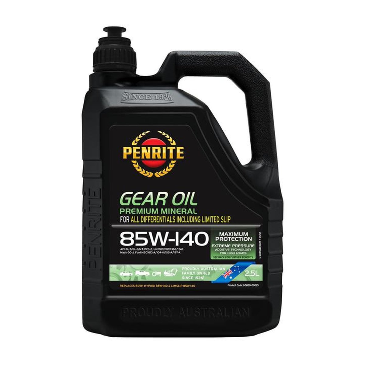 Penrite Gear Oil 85W-140 2.5L