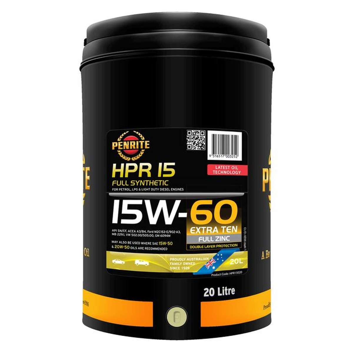 Penrite HPR 15 15W-60 Engine Oil 20L